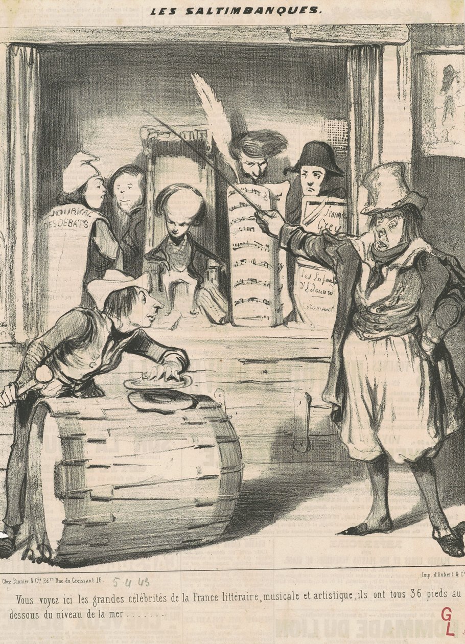 Tässä näet suuret julkkikset... tekijältä Honoré Daumier
