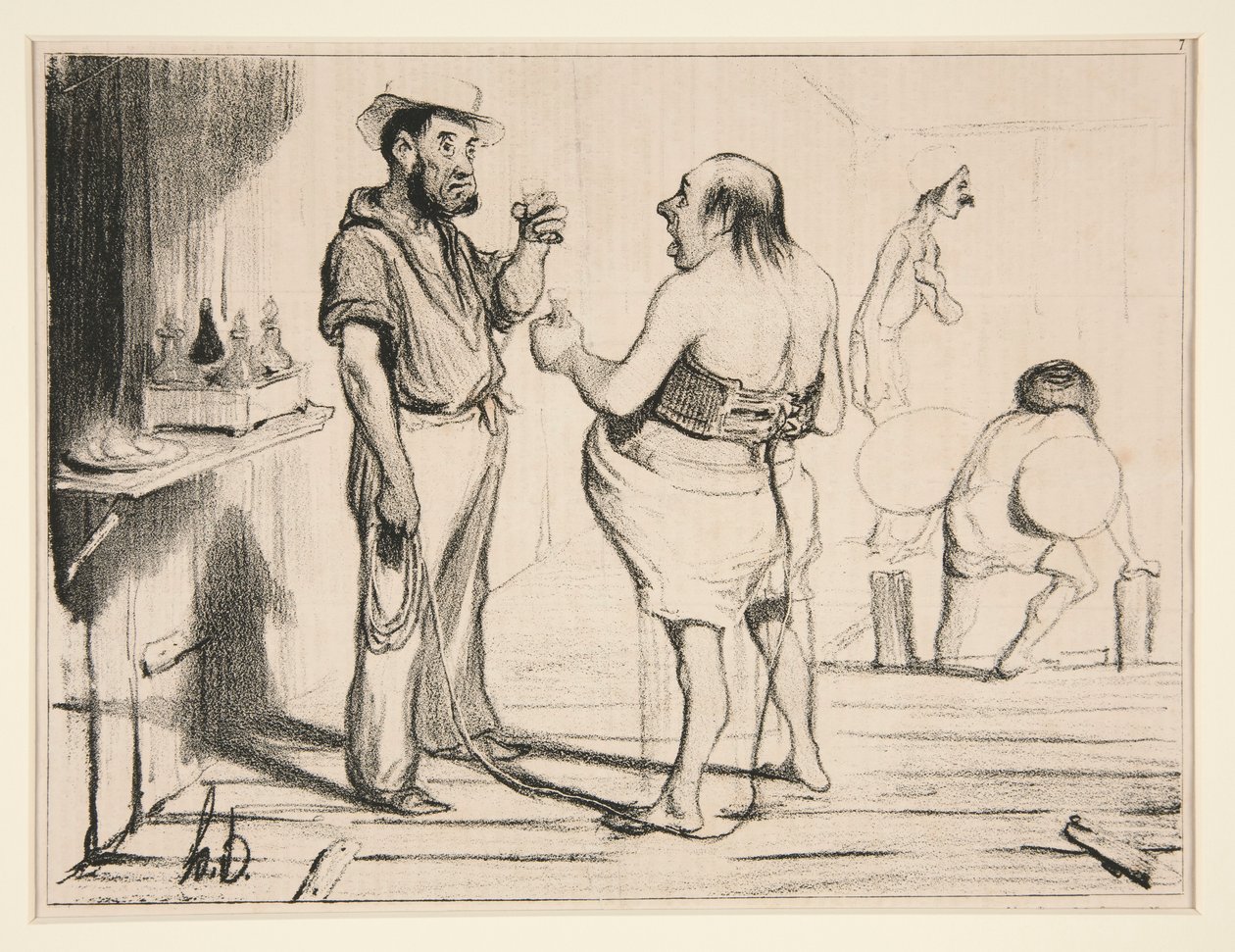 Näetkö, Bourgeois, olet juuri siinä tekijältä Honoré Daumier