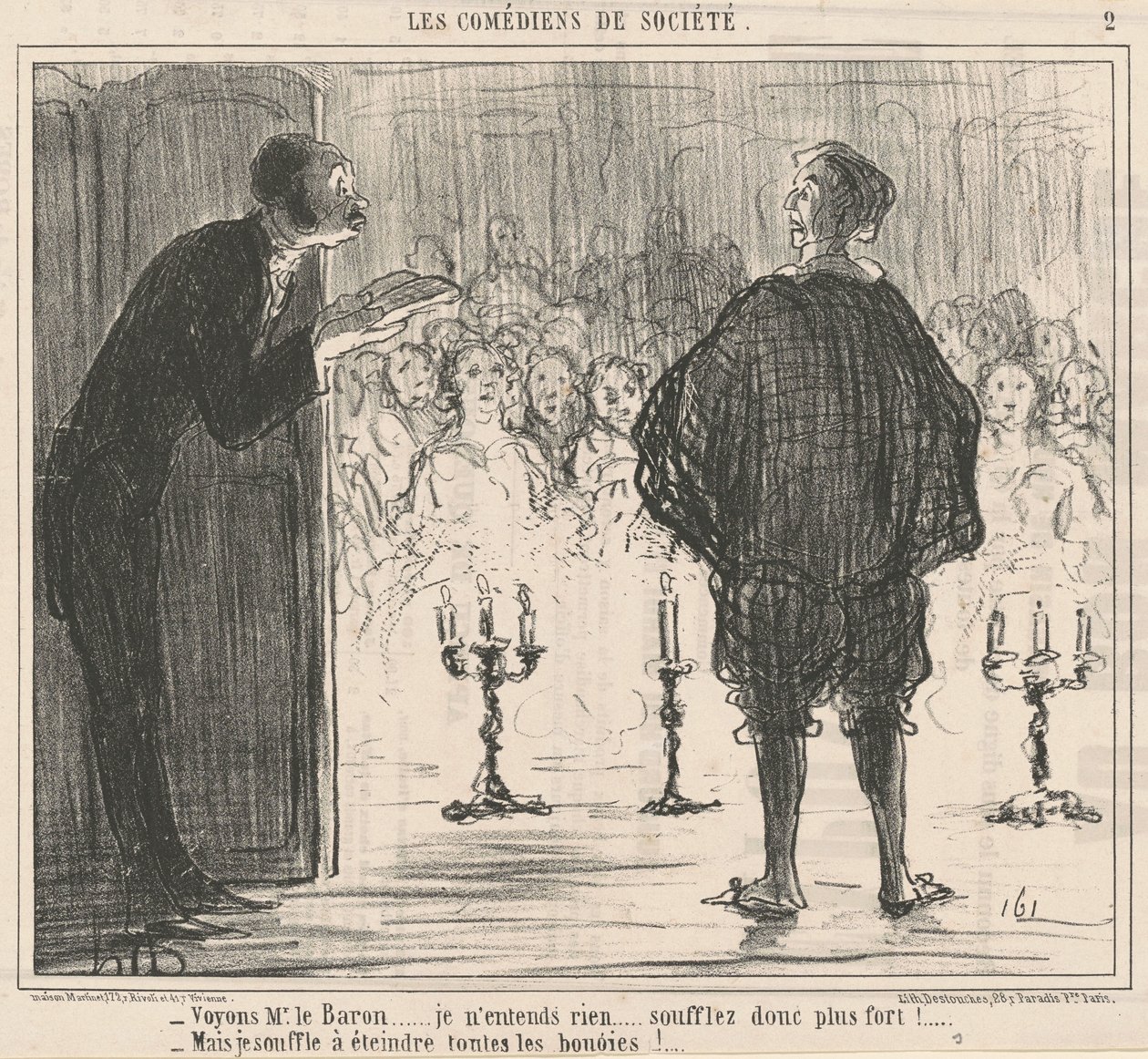 Katsotaanpa herra Baronia... tekijältä Honoré Daumier
