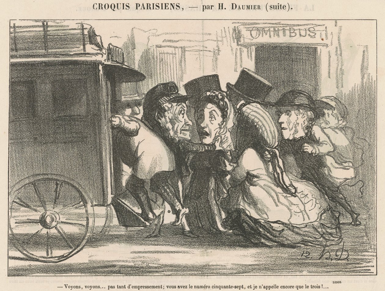 Katsotaan... ei niin innokas... tekijältä Honoré Daumier