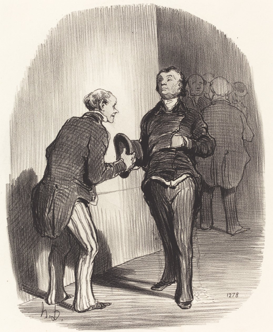 Näkymä ministerihuoneesta... tekijältä Honoré Daumier