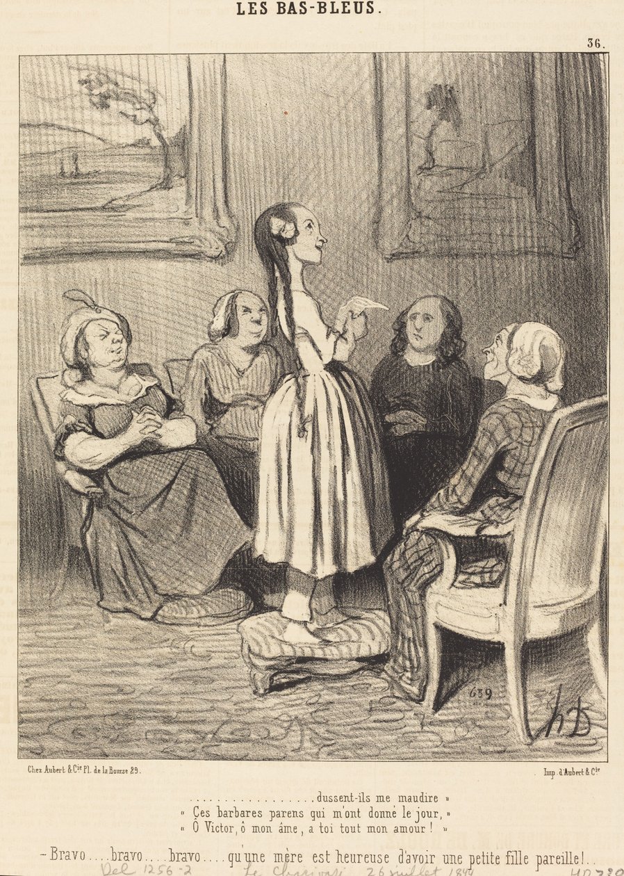 ...vaikka he kiroavat minua. Nämä barbaarisukulaiset... tekijältä Honoré Daumier