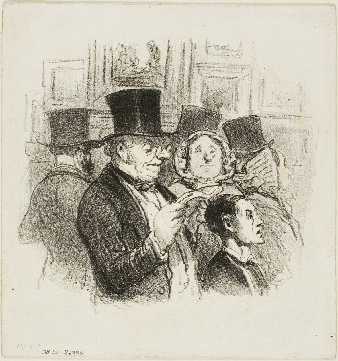 Vierailu salongissa tekijältä Honoré Victorin Daumier