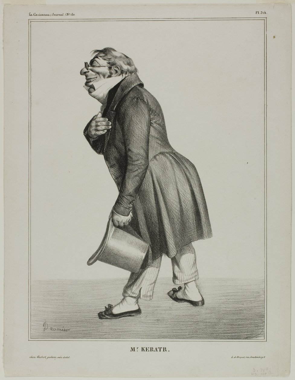 Auguste-Hilarion, kreivi de Kératryn kreivi tekijältä Honoré Victorin Daumier