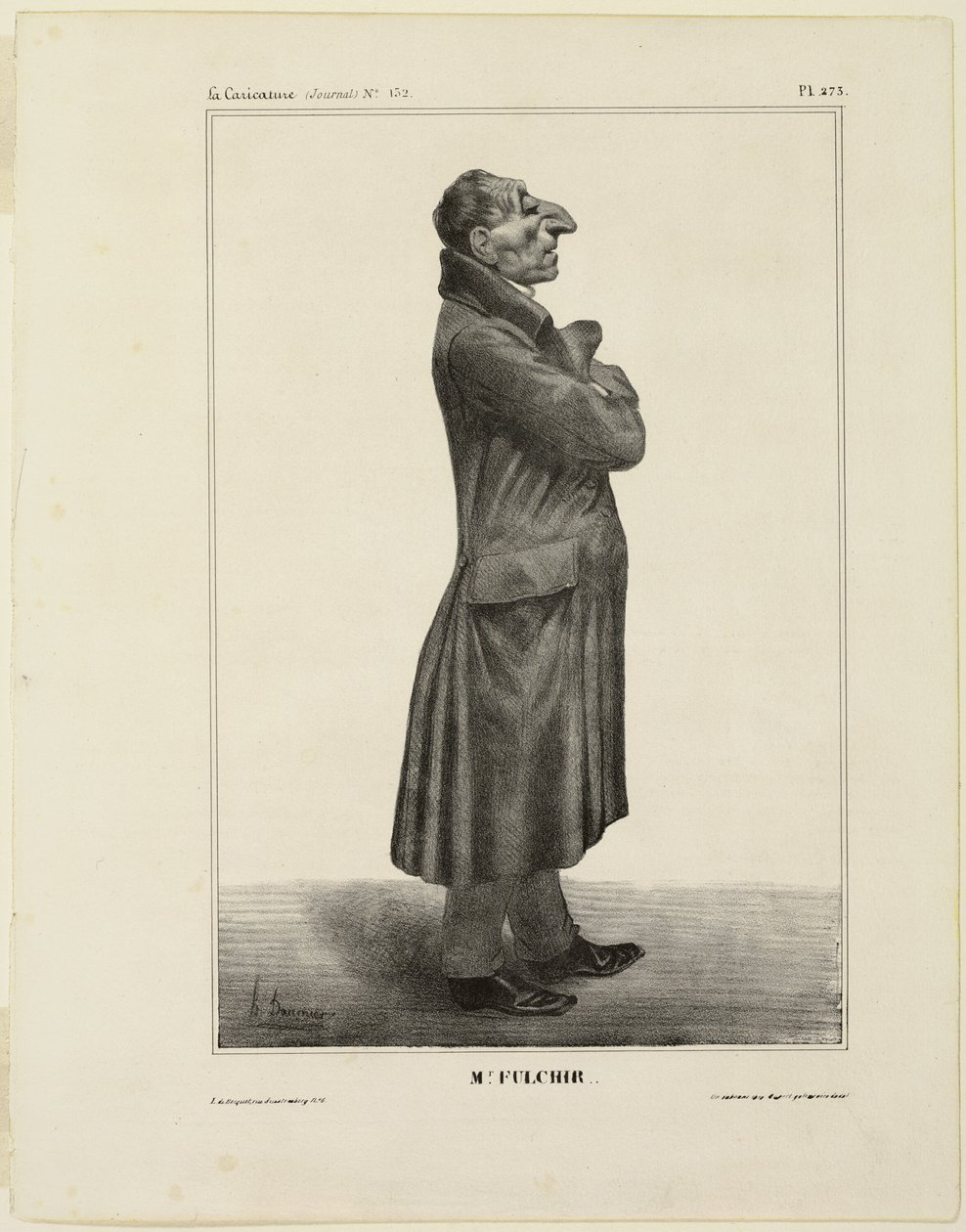 Herra Fulchir..., levy 273 sarjakuvajulkkiksista tekijältä Honoré Victorin Daumier