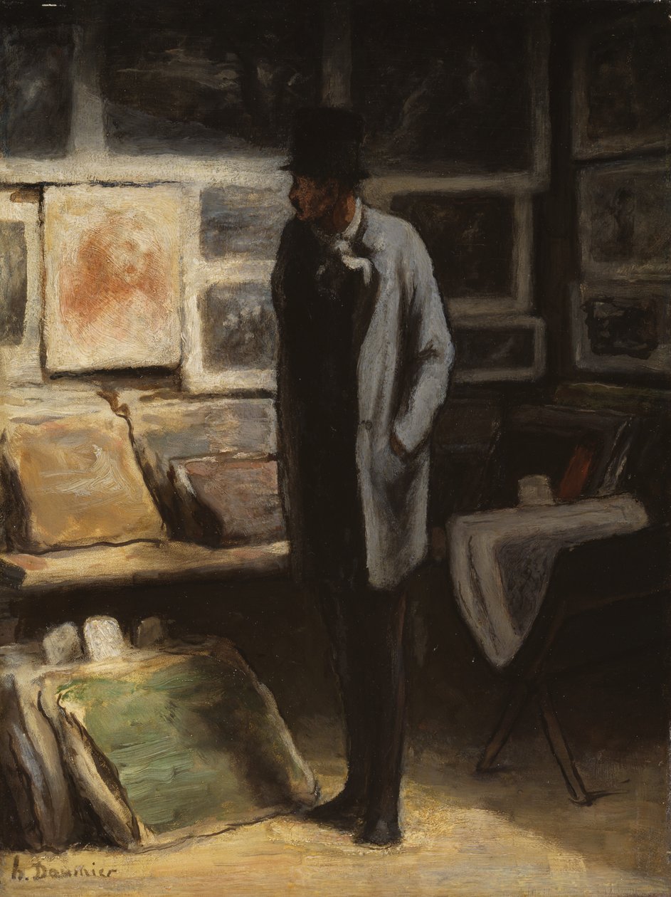 Tulosteiden keräilijä tekijältä Honoré Victorin Daumier