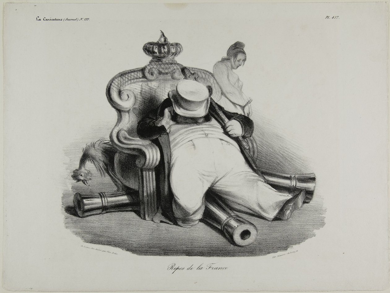 Ranskan leposija, levy 417 tekijältä Honoré Victorin Daumier