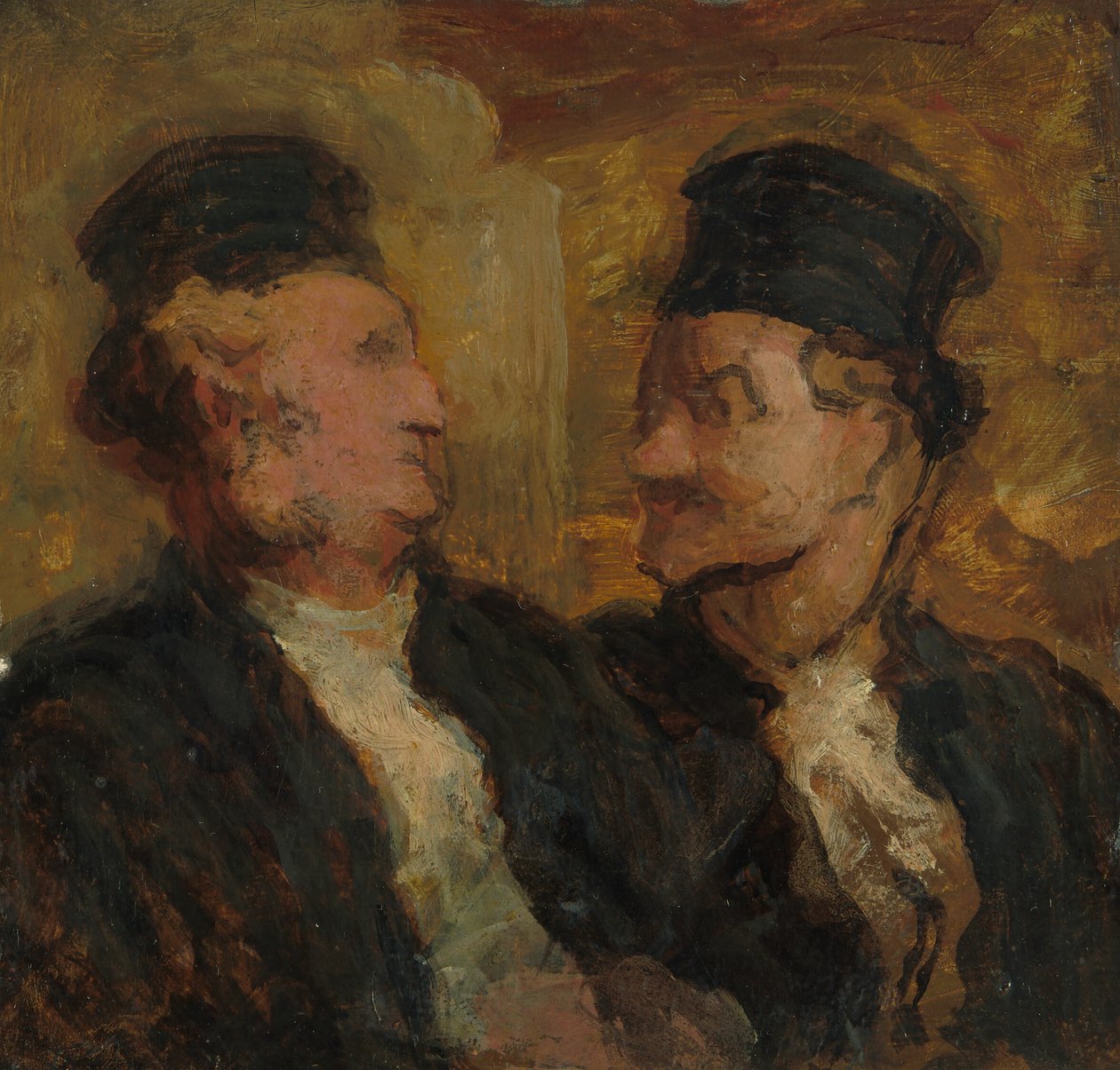Kaksi lakimiestä tekijältä Honoré Victorin Daumier