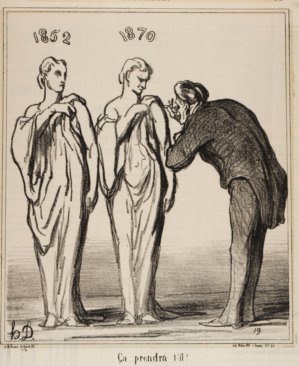 Viekö se sinut!, 1870 tekijältä Honoré Daumier