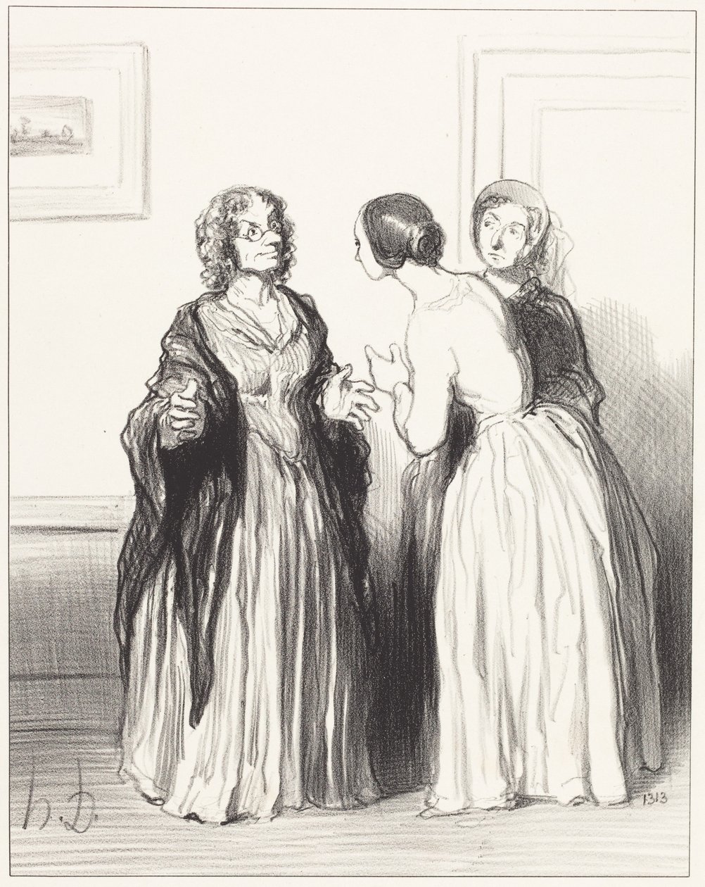 (Ensimmäinen sinisukka) - Käyttäkäämme tilaisuutta hyväksemme... tekijältä Honoré Daumier