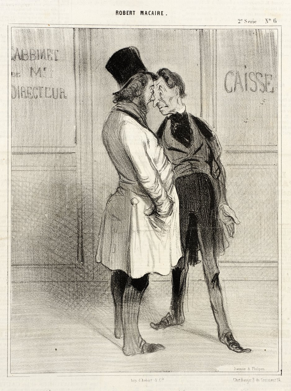 (Robert) No hyvä! Hyvä johtajani... tekijältä Honoré Daumier