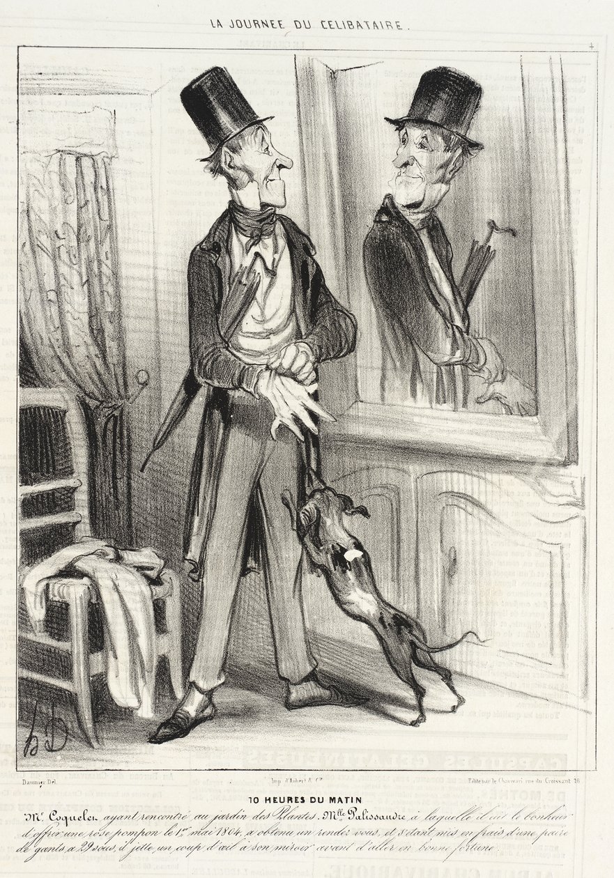 Kello 10 aamulla tekijältä Honoré Daumier