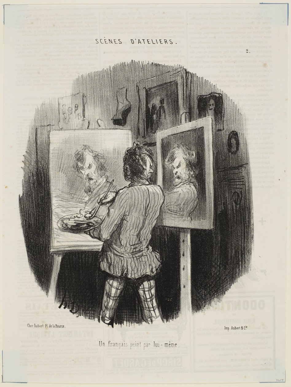 Ranskalainen itsensä kuvaamana tekijältä Honoré Daumier