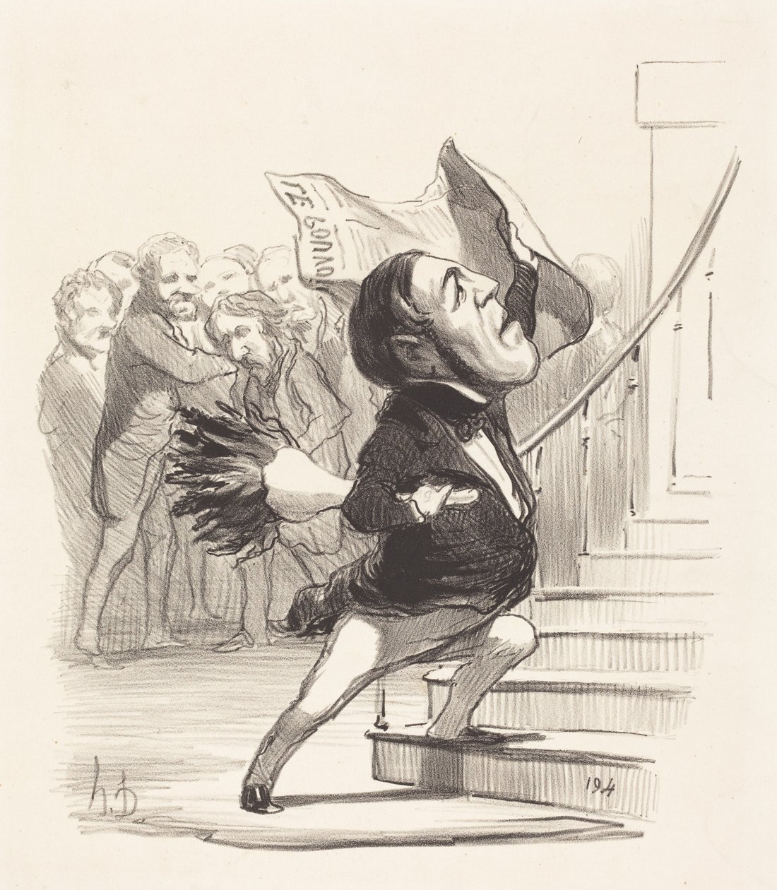 A. Granier de Cassagnac tekijältä Honoré Daumier