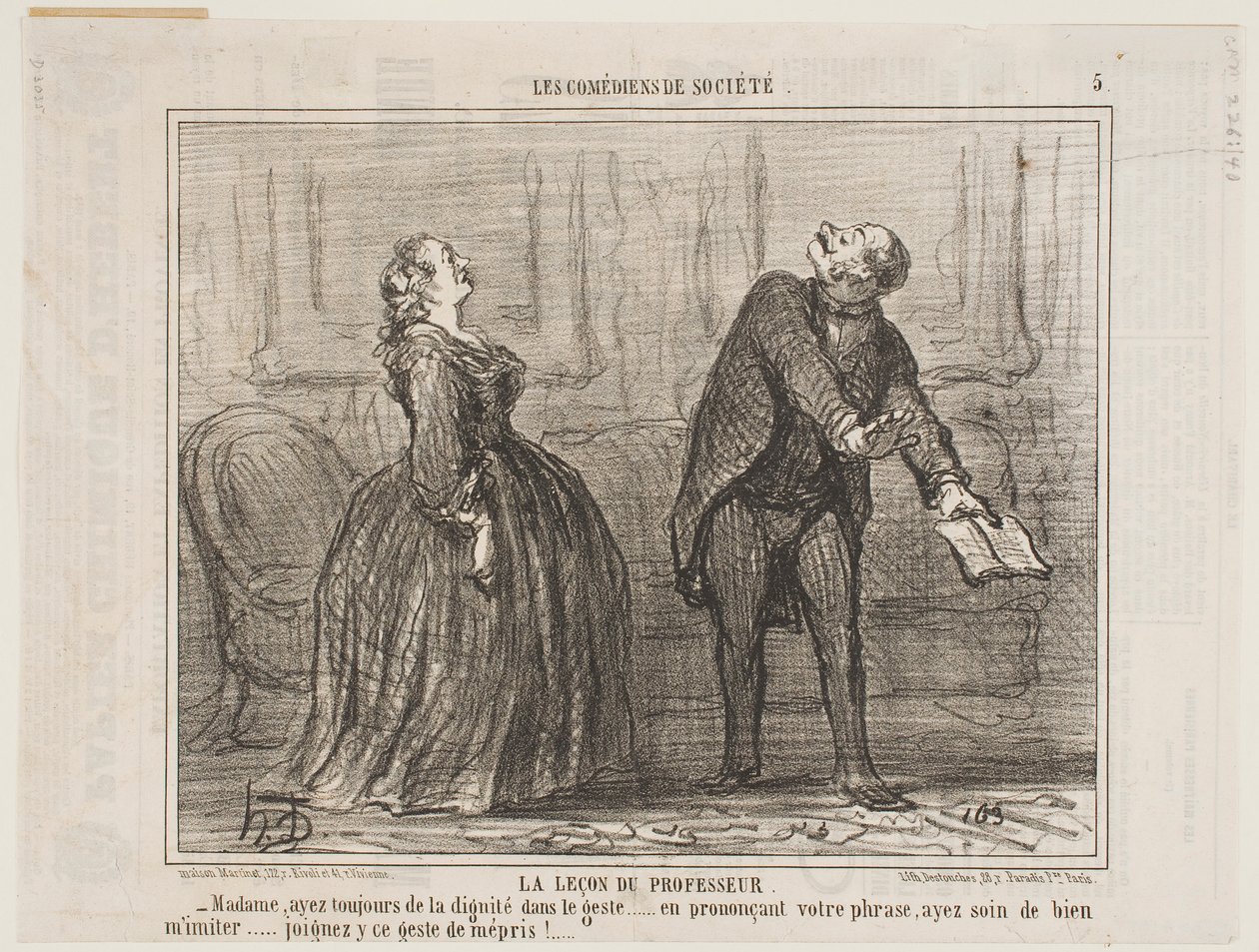 OPPITUNTI PROFESSORILTA tekijältä Honoré Daumier