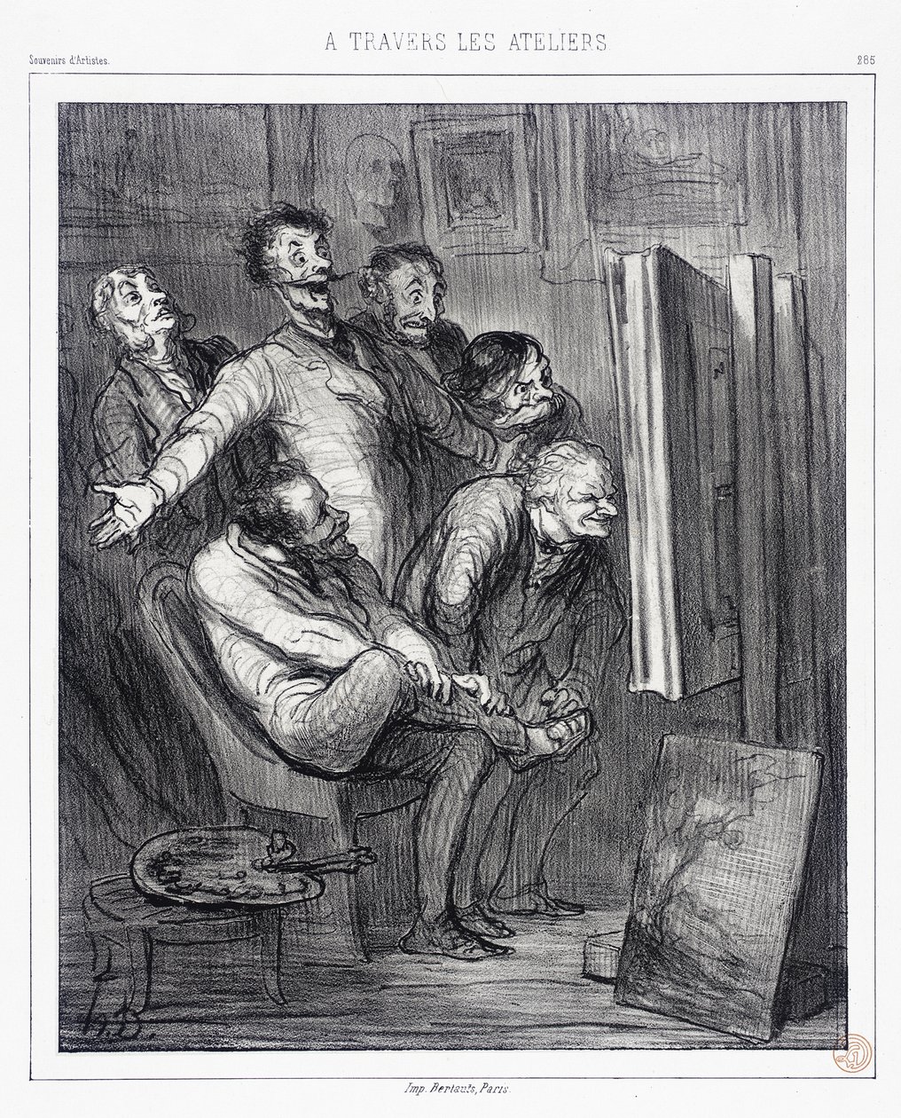 Ateljeiden halki tekijältä Honoré Daumier