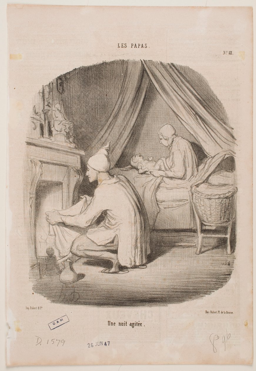 Kiireinen yö tekijältä Honoré Daumier