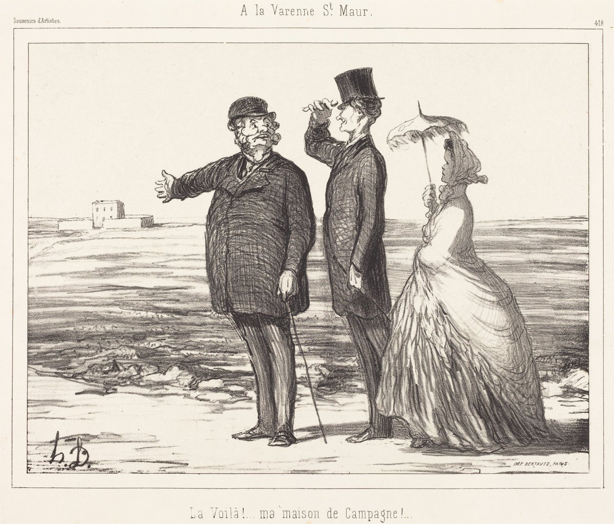La Varenne-Saint-Maurissa tekijältä Honoré Daumier