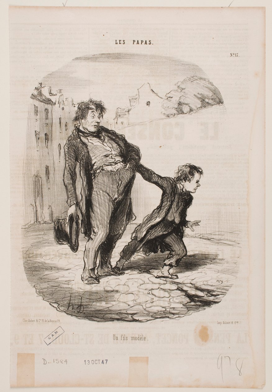 Pojan malli tekijältä Honoré Daumier