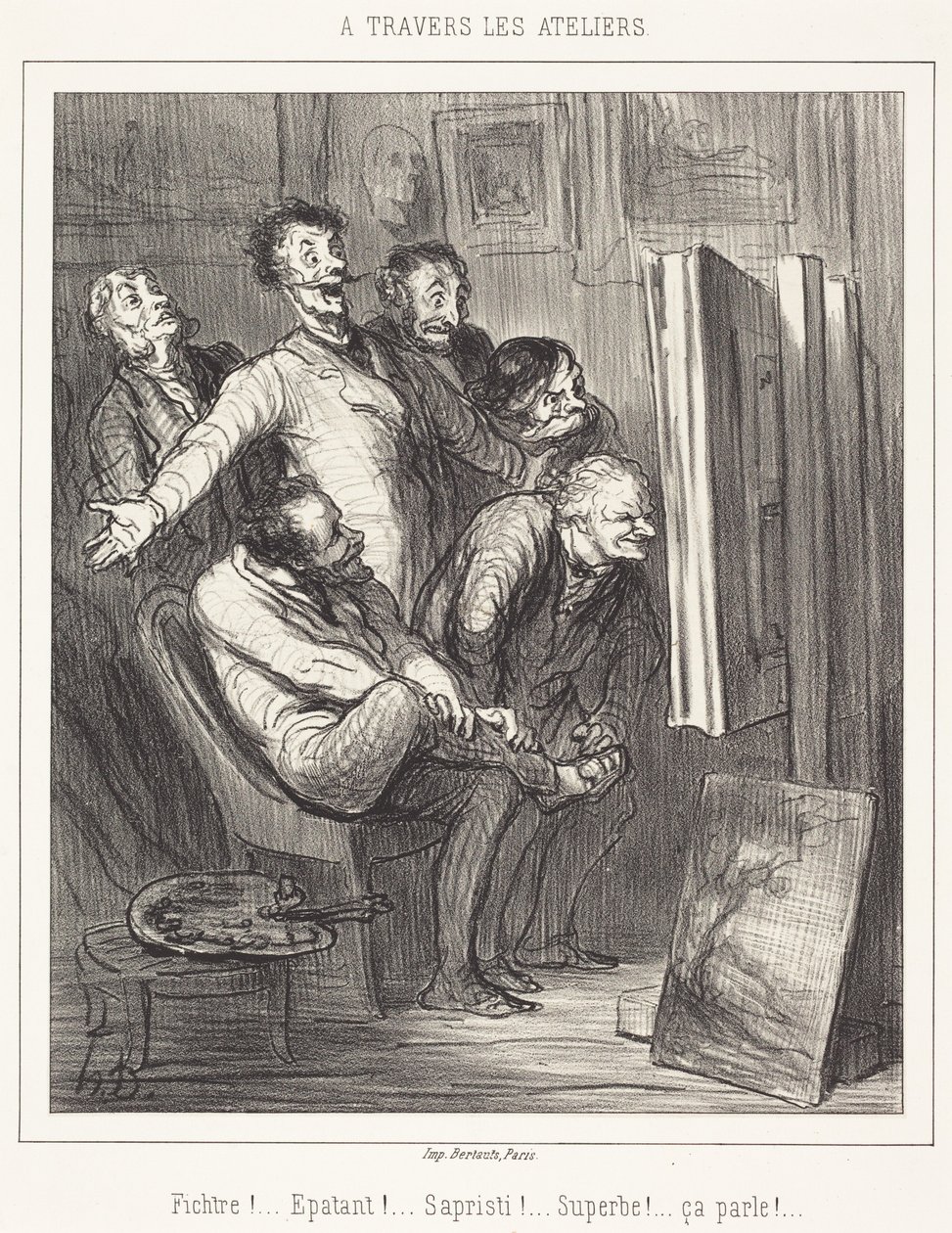 Ateljeiden halki tekijältä Honoré Daumier