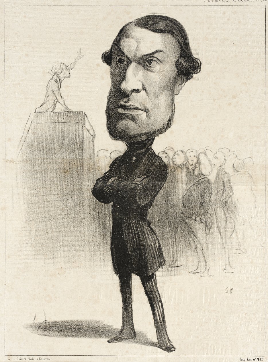 Achille Fould tekijältä Honoré Daumier