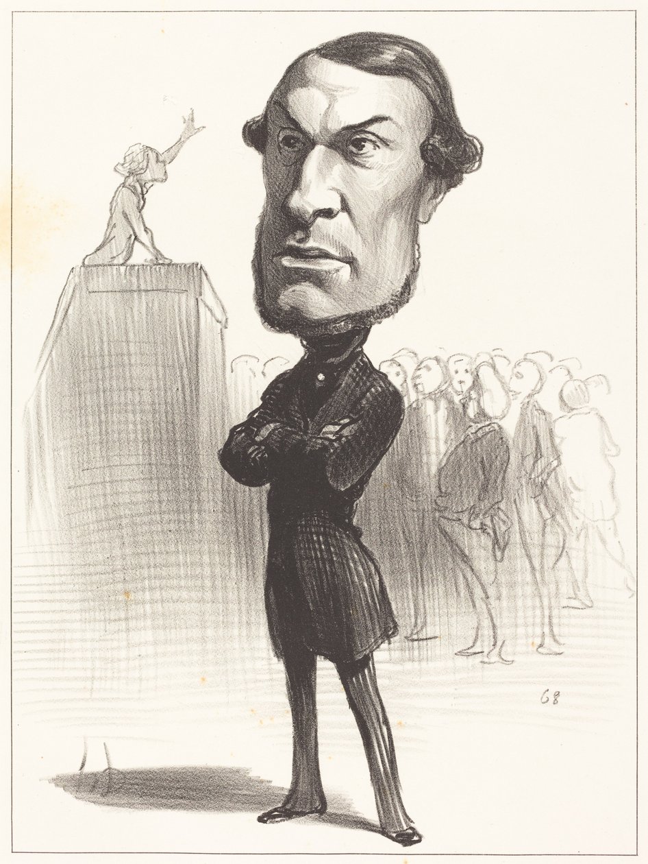 Achille Fould tekijältä Honoré Daumier
