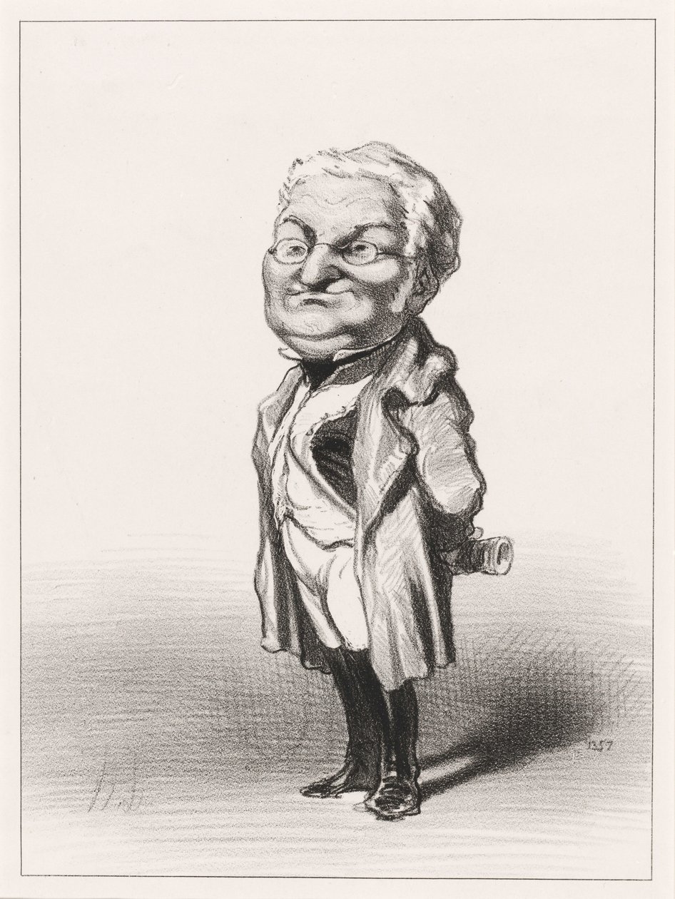 Adolphe Thiers tekijältä Honoré Daumier
