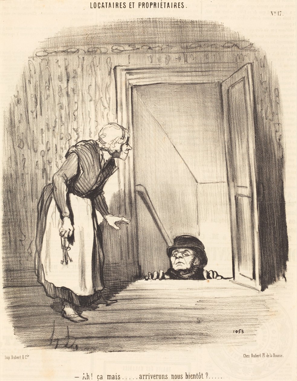 Ai niin... pääsemmekö pian perille tekijältä Honoré Daumier