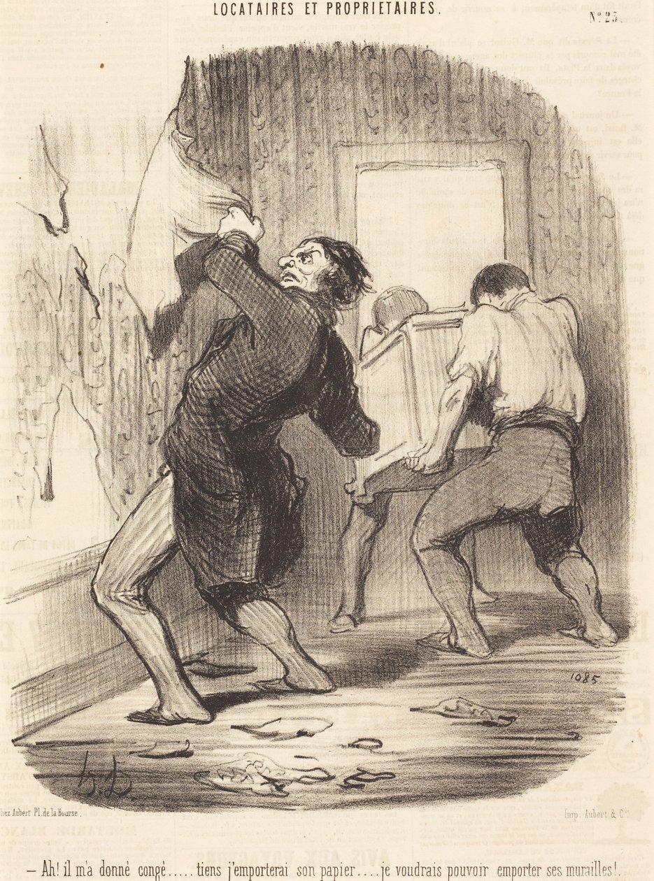 Ah! Hän antoi minulle potkut... tekijältä Honoré Daumier