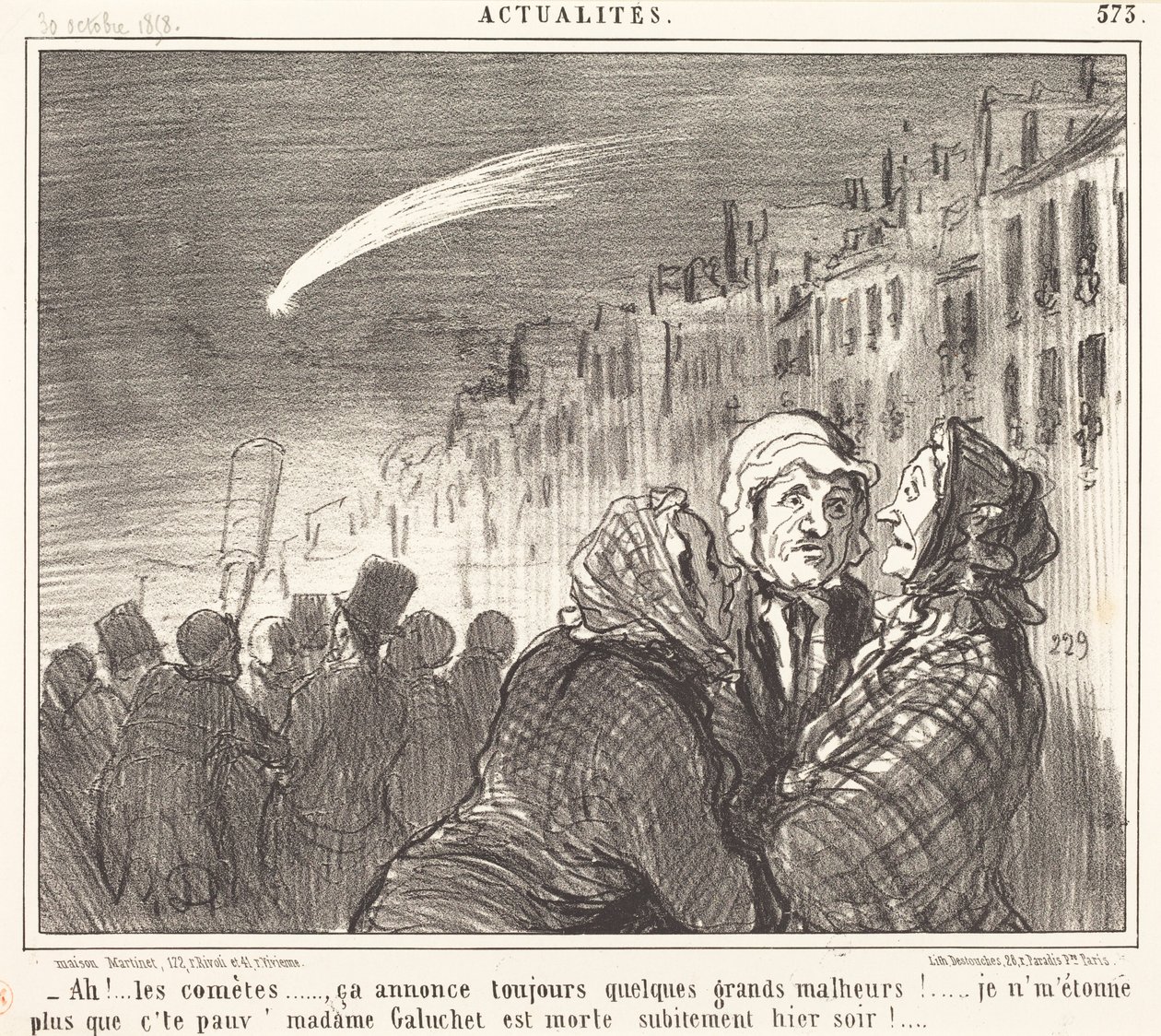Ah!... komeetat... tekijältä Honoré Daumier