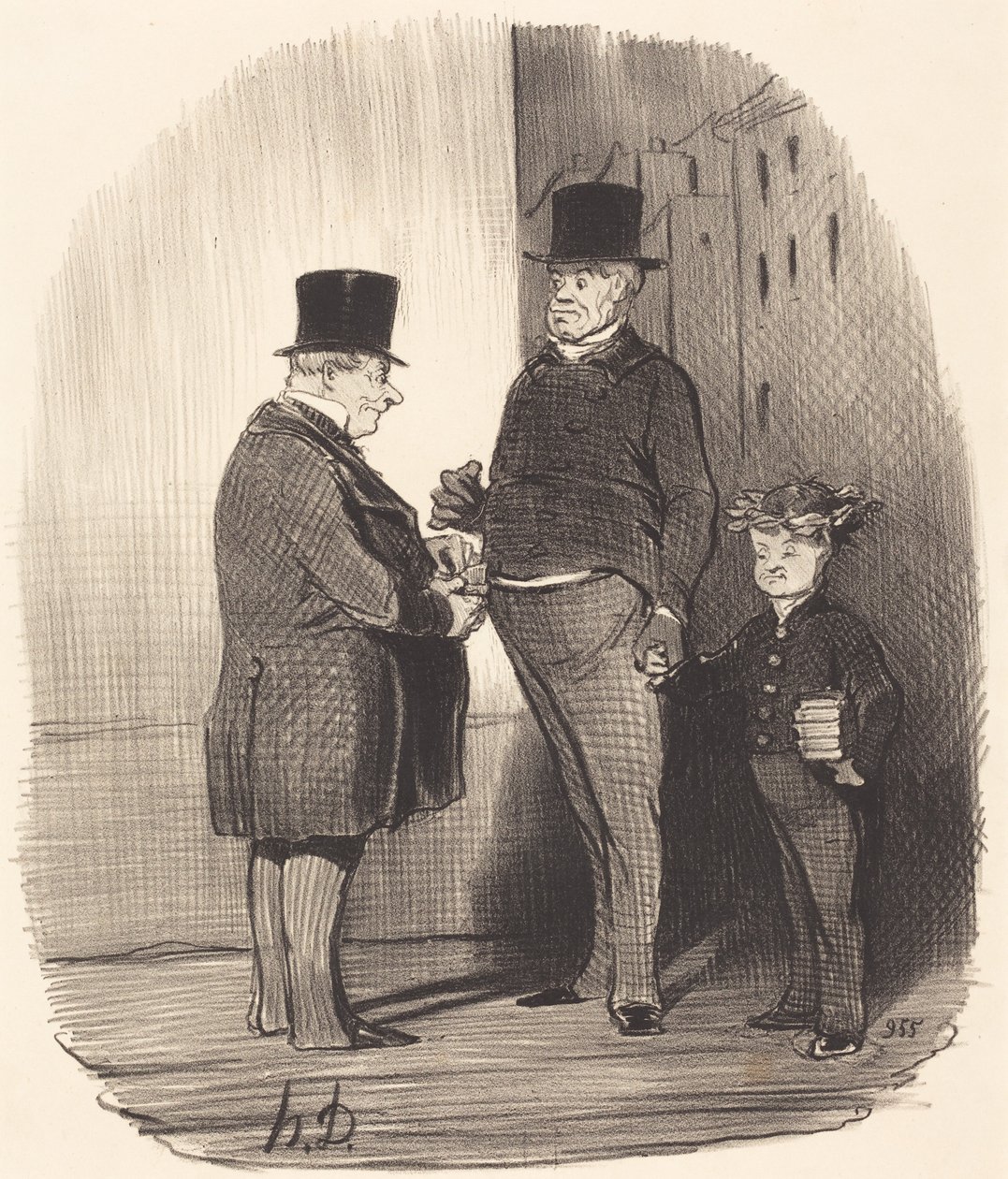 Ah! Olettepa taitava latinalaisissa säkeissä, nuori mies... tekijältä Honoré Daumier