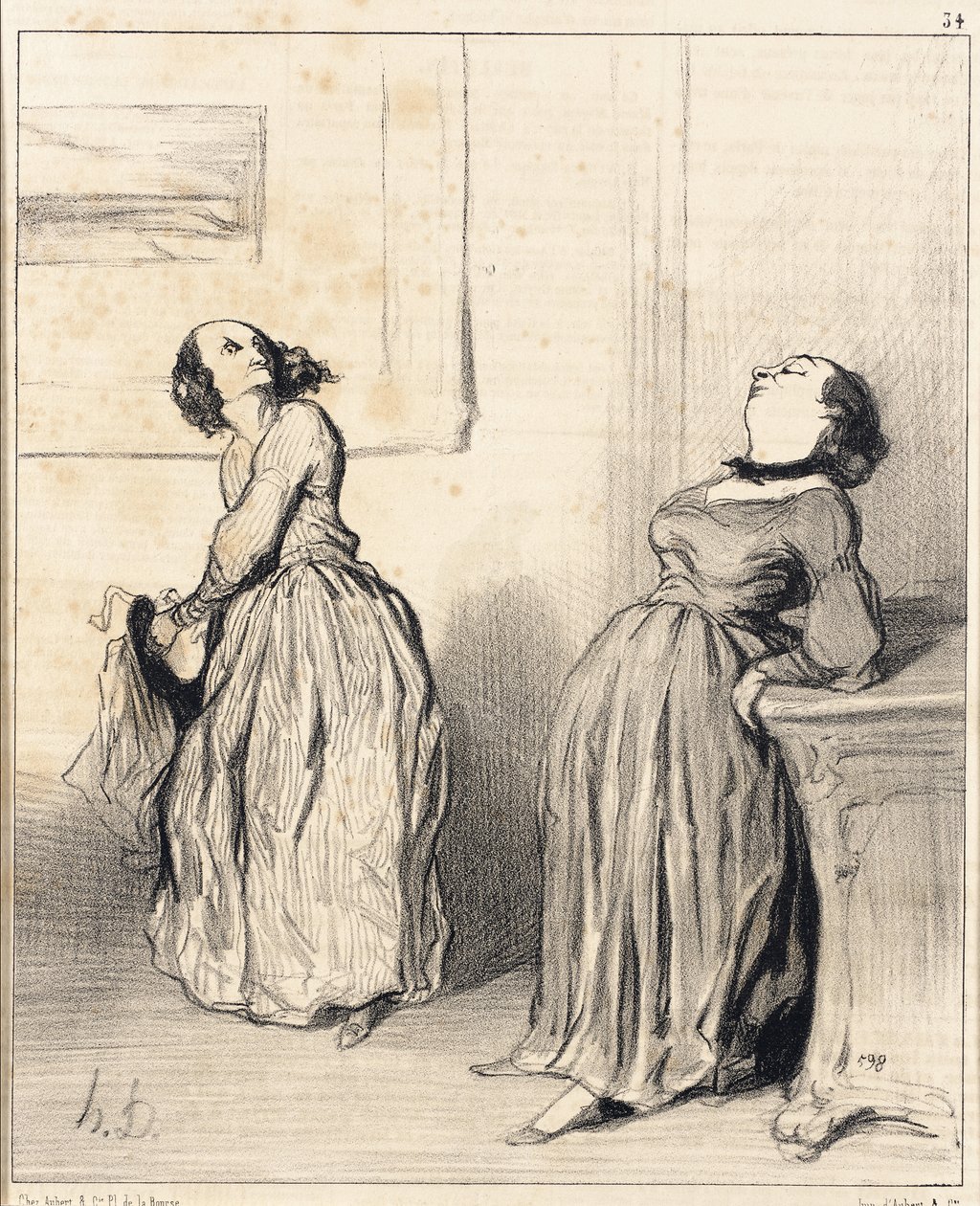 Ai! Oletteko sitä mieltä, että viimeisin romaanini ei ole aivan... tekijältä Honoré Daumier