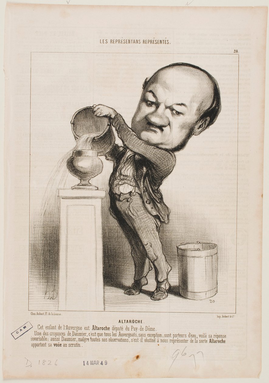 Altaroche tekijältä Honoré Daumier