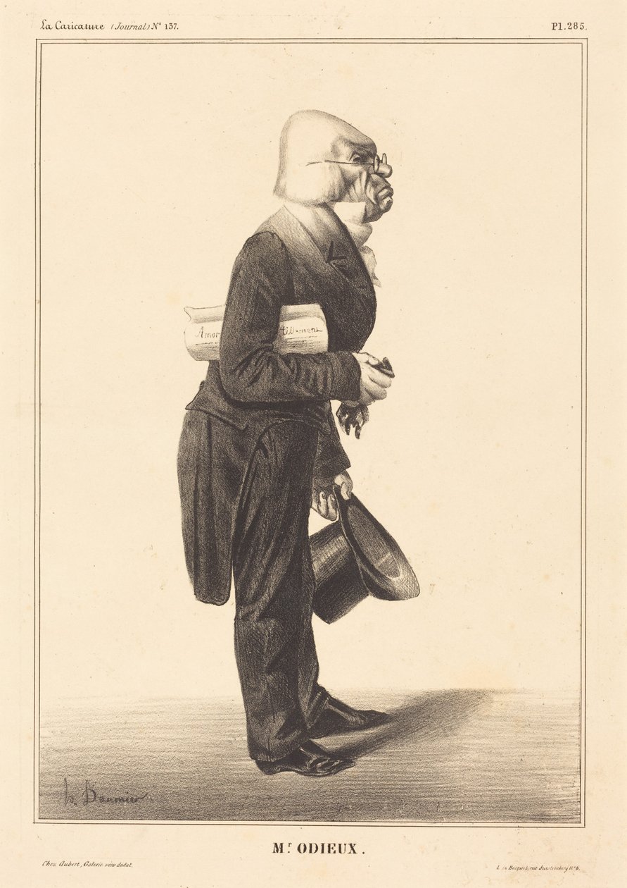 Antoine Odier tekijältä Honoré Daumier