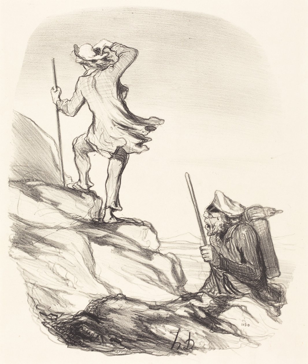 Näetkö sivistyneen paikan... tekijältä Honoré Daumier