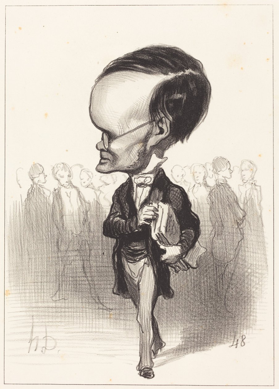Arm. Jacques Lherbette tekijältä Honoré Daumier
