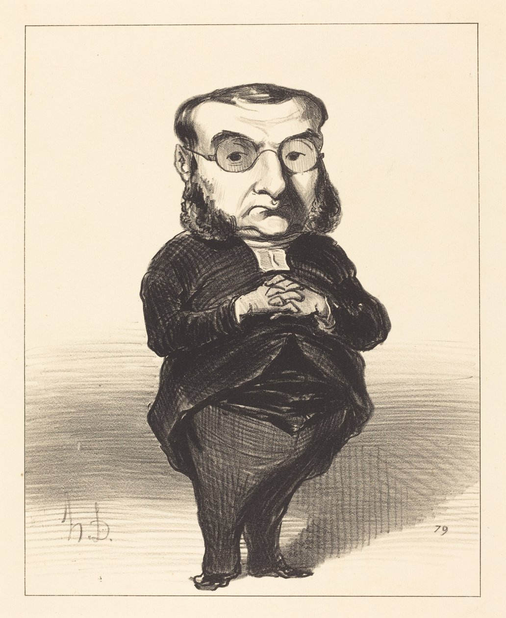 Ath. L. Charles Coquerel tekijältä Honoré Daumier