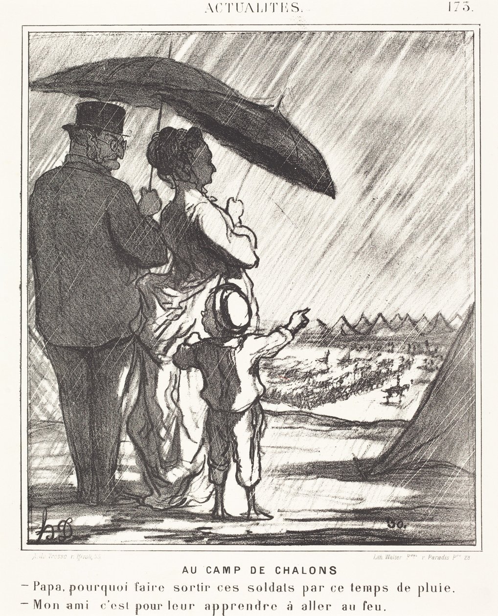 Châlonsin leirissä tekijältä Honoré Daumier