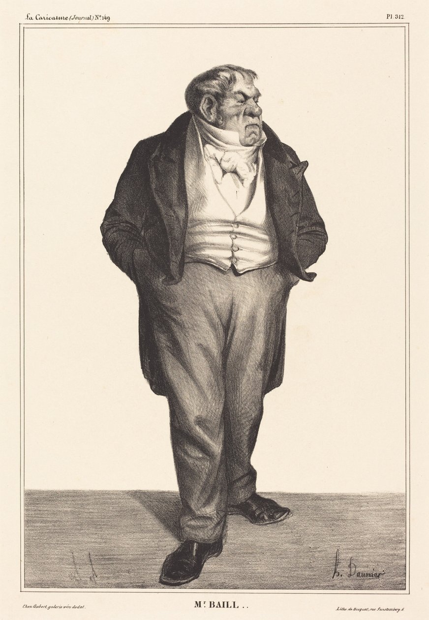 Baillot tekijältä Honoré Daumier