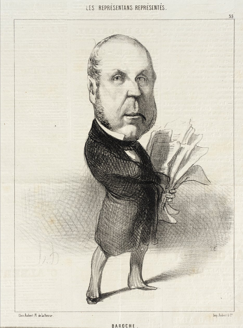 Baroche tekijältä Honoré Daumier