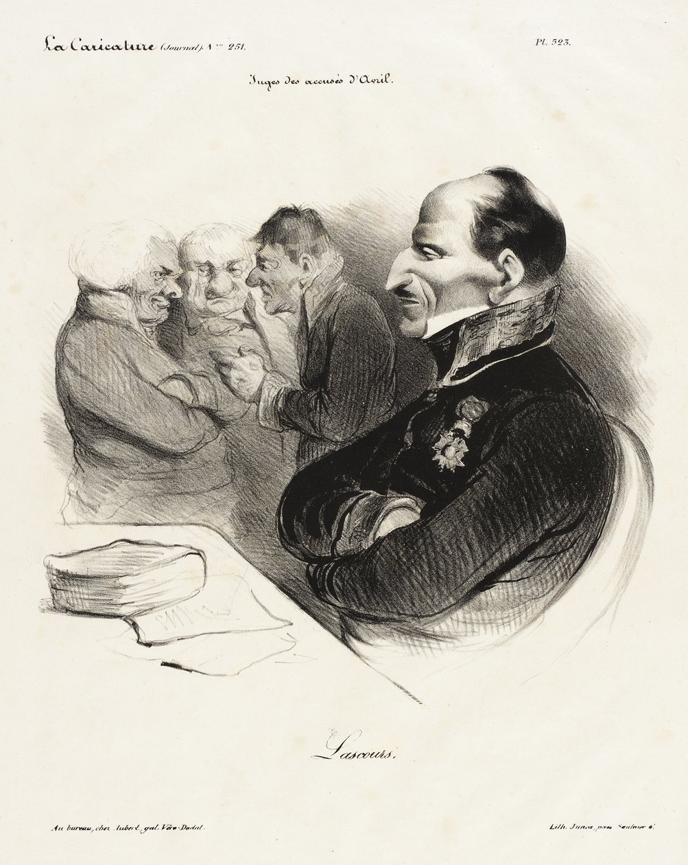 Baron de Lascours tekijältä Honoré Daumier