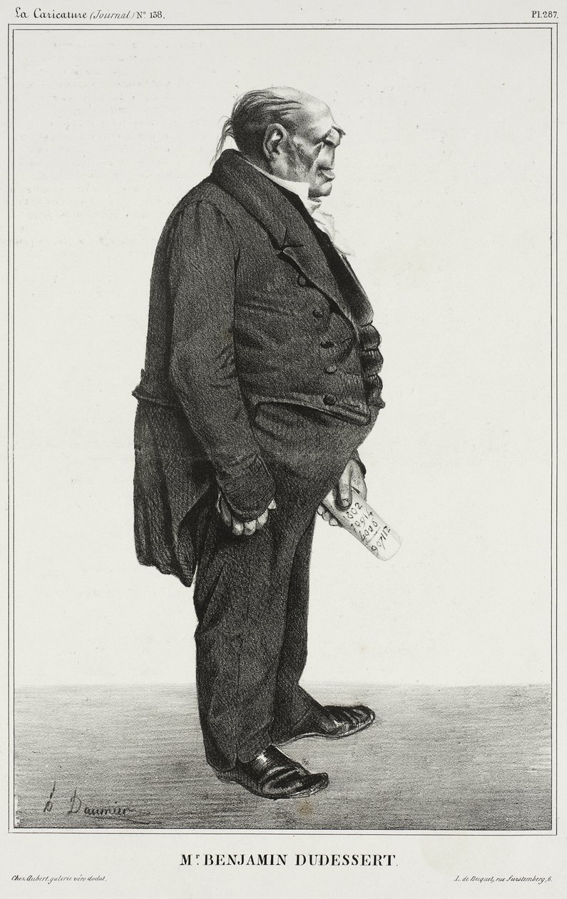 Benjamin Delessert tekijältä Honoré Daumier