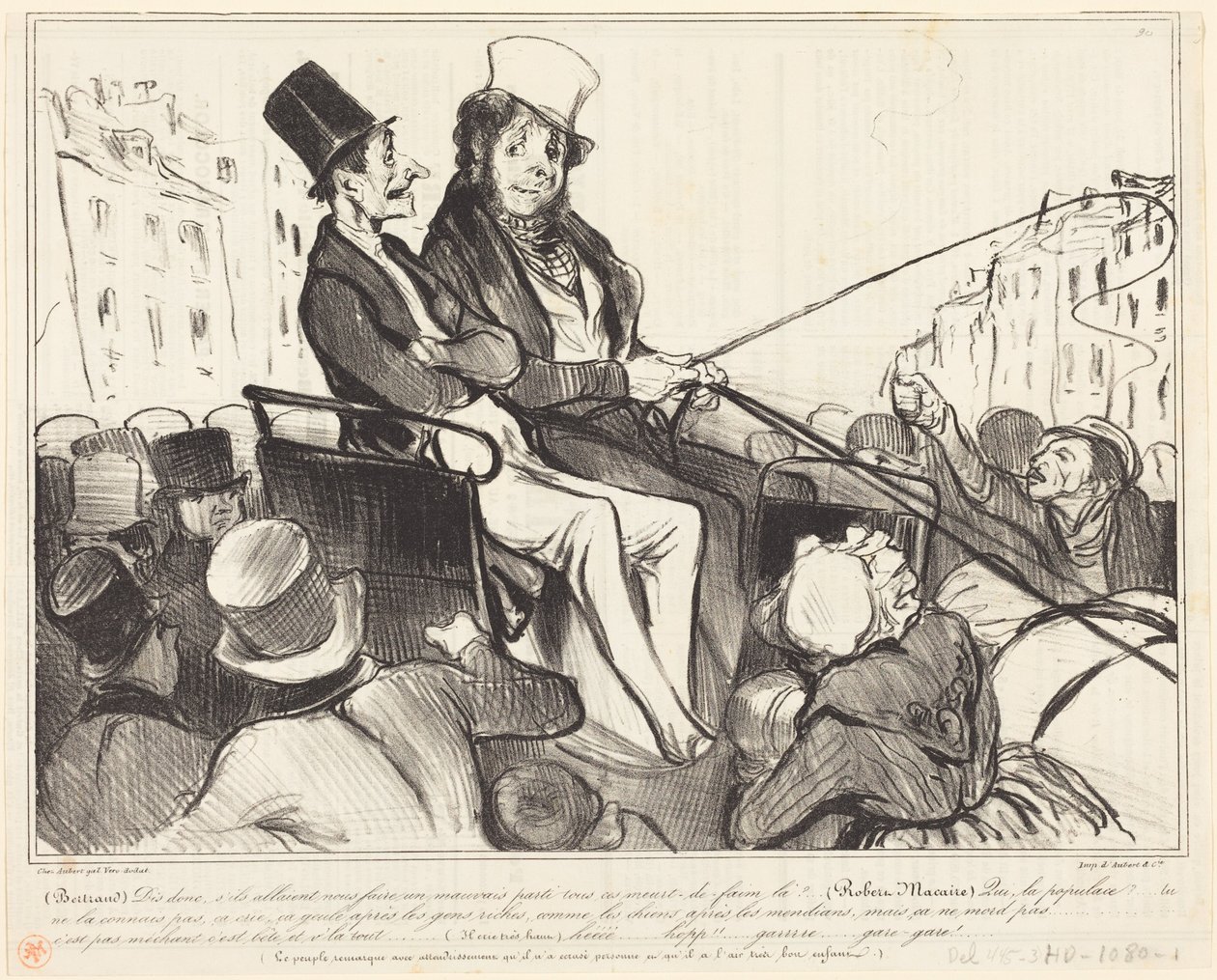 Bertrand, kuulehan, entä jos he tekisivät meille... tekijältä Honoré Daumier