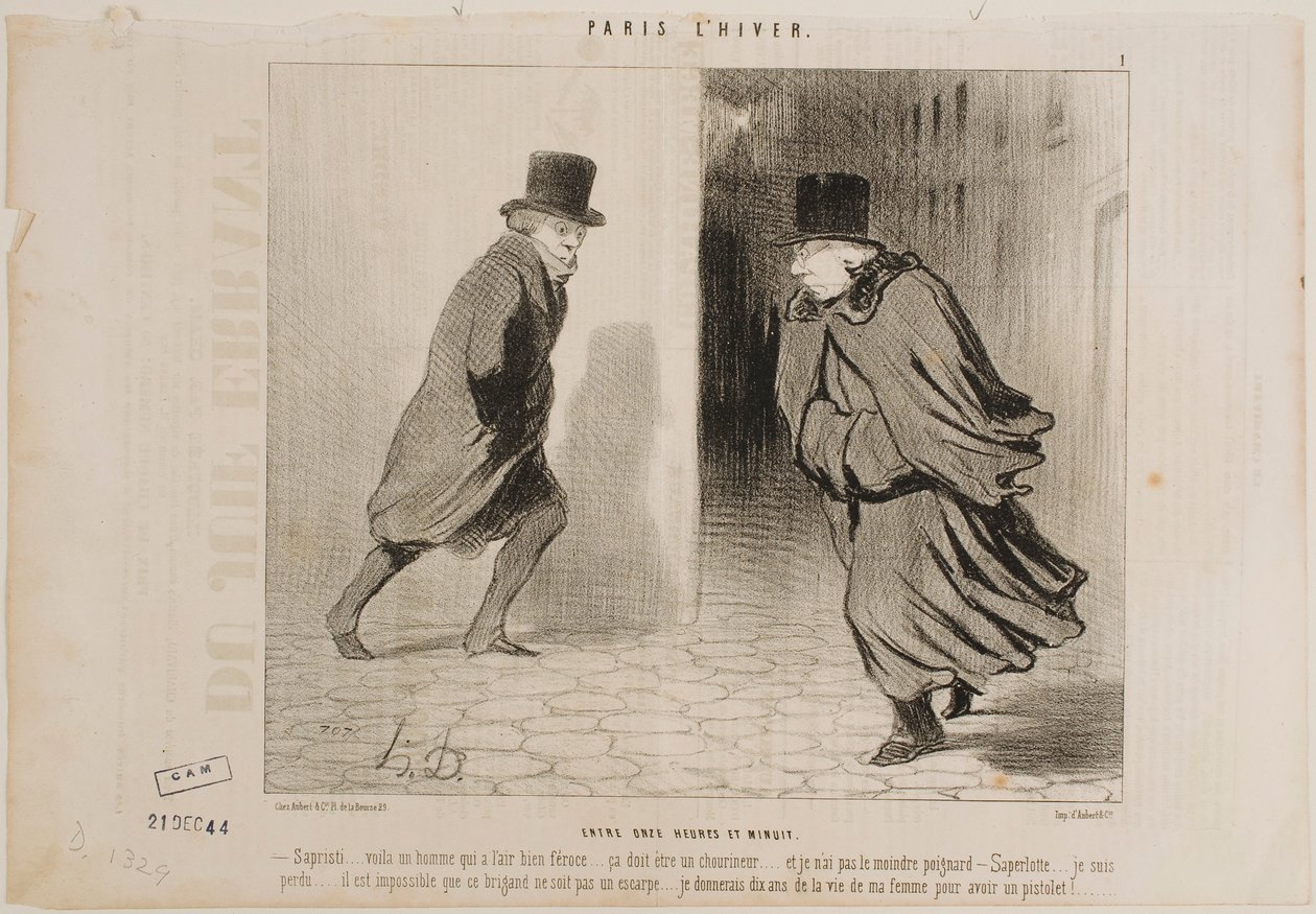 Kello 11:n ja keskiyön välillä tekijältä Honoré Daumier