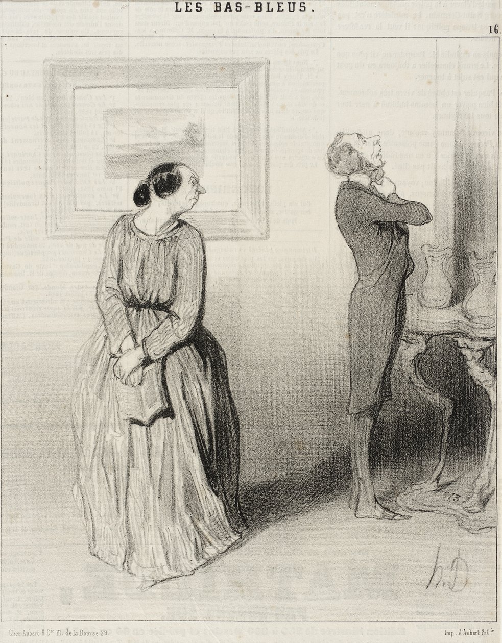 Bichette... tulepa laittamaan ruusukkeeni kuntoon!... tekijältä Honoré Daumier