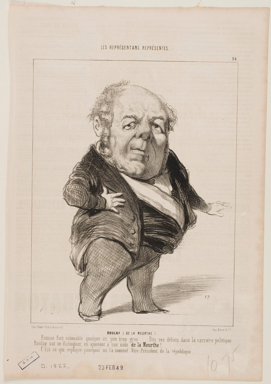 Boulay (de la Meurthe) tekijältä Honoré Daumier