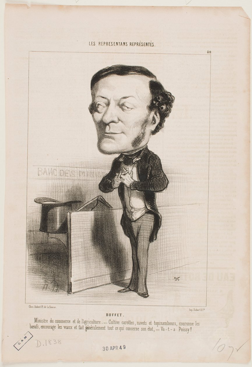 Buffet tekijältä Honoré Daumier