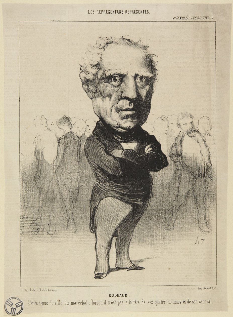"Bugeaud" tekijältä Honoré Daumier