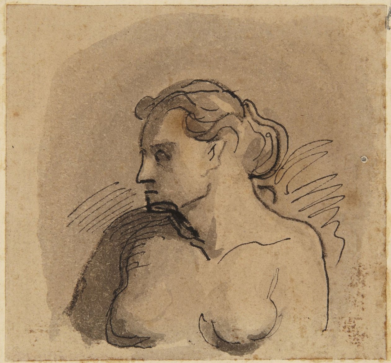 Naisen rintakuva tekijältä Honoré Daumier