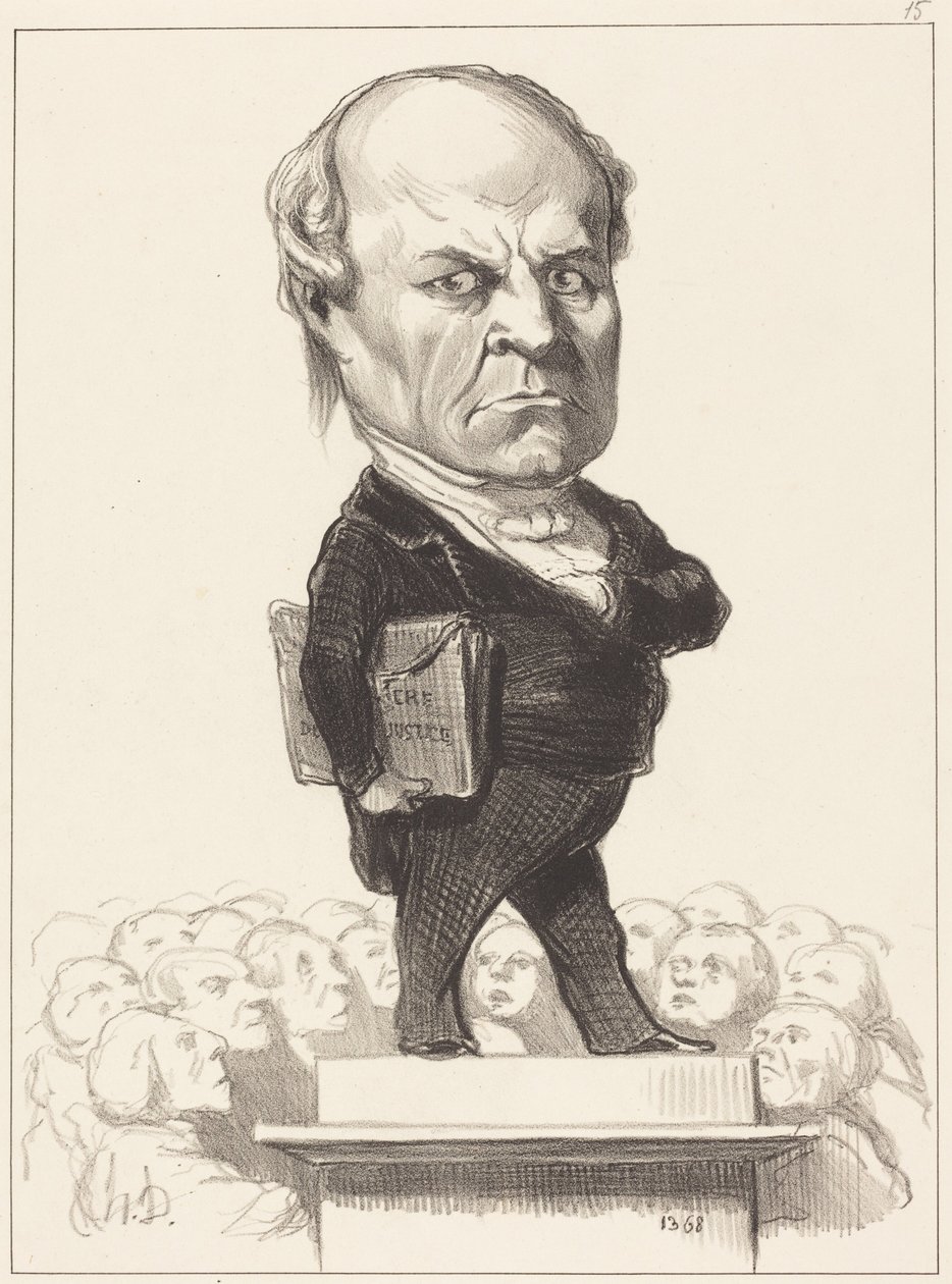 C.H. Odilon Barrot tekijältä Honoré Daumier